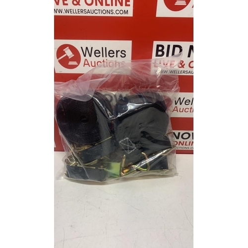 3350 - NEW SET OF RATCHET STRAPS