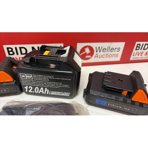 3401 - 6X TOOL BATTERIES VARIOUS BRANDS