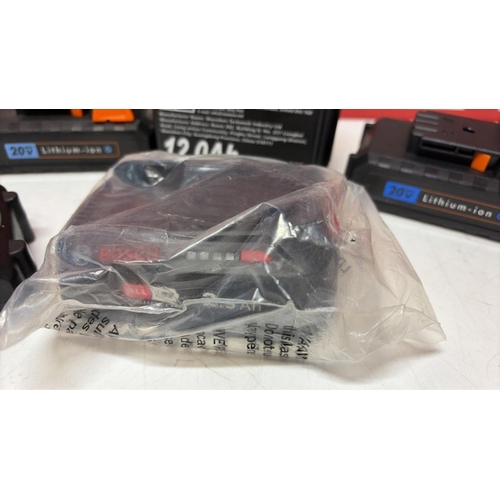 3401 - 6X TOOL BATTERIES VARIOUS BRANDS