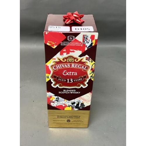 9515 - X1 CHIVAS REGAL EXTRA AGED 13 YEARS BLENDED SCOTCH WHISKY 700ML