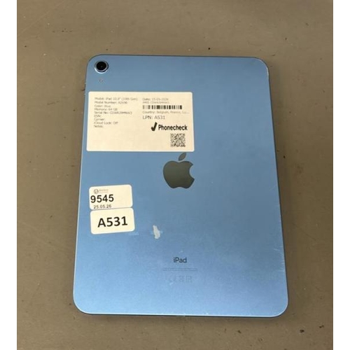 9545 - X1 APPLE IPAD 10.9