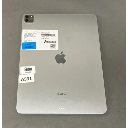 9558 - X1 APPLE IPAD PRO 12.9