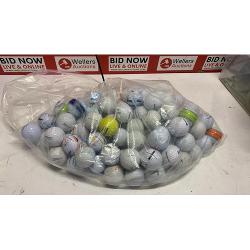 1046 - LARGE QUANTITY OF GOLF BALLS BARNDS TO INCLUDE SRIXON, CALLAWAY, TAYLOR MADE, TITLEIST