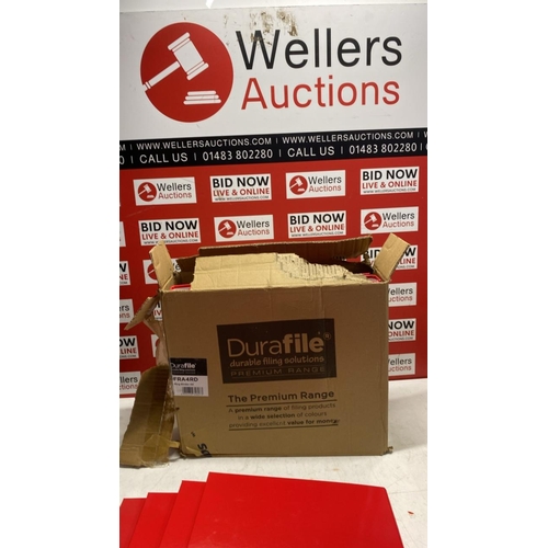 8009 - X10 NEW DURAFILE A4 RING BINDERS