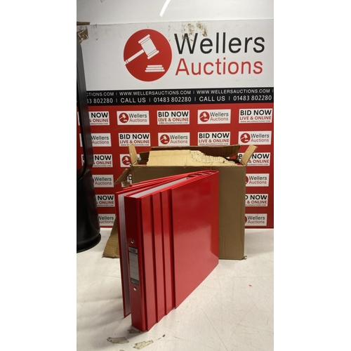 8009 - X10 NEW DURAFILE A4 RING BINDERS