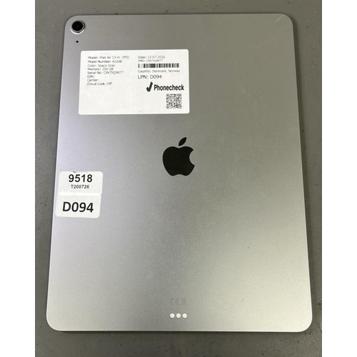 9518 - APPLE IPAD AIR 13