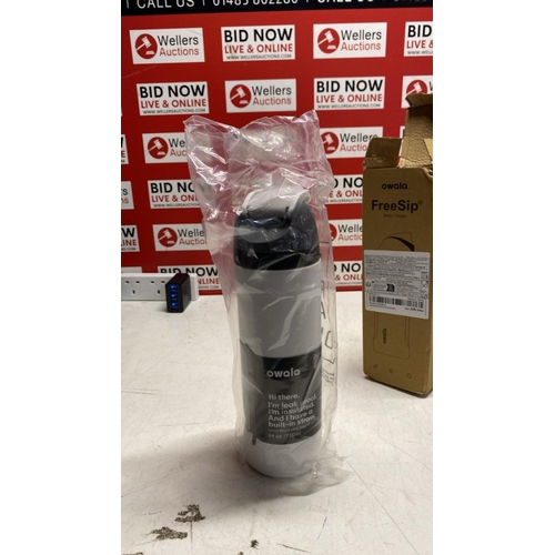 3010 - 1X NEW OWALA FREE SIP WATER BOTTLE /  710ML