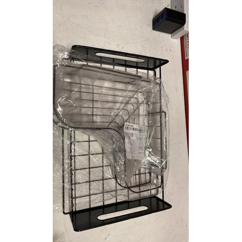 3026 - 3X NEW BLACK STORAGE RACKS
