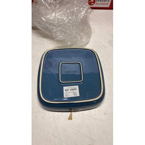 3030 - NEW MASON CASH ROASTING DISH 1.8L AND 1X SMALL FRYING PAN