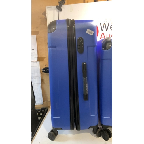 5043 - X3 NEW SUITCASES / OVERALL EXTERNAL DIMENSIONS 18CM, 23CM, 54CM