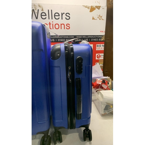 5043 - X3 NEW SUITCASES / OVERALL EXTERNAL DIMENSIONS 18CM, 23CM, 54CM