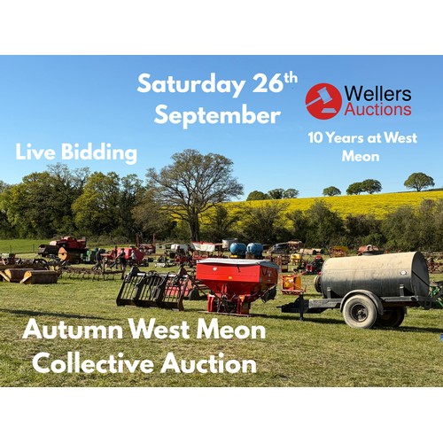 WELCOME TO OUR COLLECTIVE FARM AUCTION AT WEST MEON.

THIS IS A CATALOGUE ONLY AND BIDDING IS ONLY AVAILABLE LIVE ON SITE AT THE FOLLOWING ADDRESS:

Crossroads Saleground, West Meon Hut, Petersfield, Hampshire, GU32 1JX

CATALOGUE NOT YET AVAILABLE.