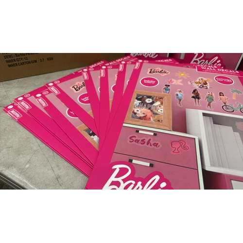 X24 BARBIE PERSONALISATION WALL DECAL KITS / NEW [W3]
