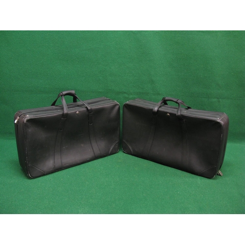 14 - Two fitted suit cases from a 1996 Ferrari 550 Maranello.  Cases and interior buckles are branded Fer... 