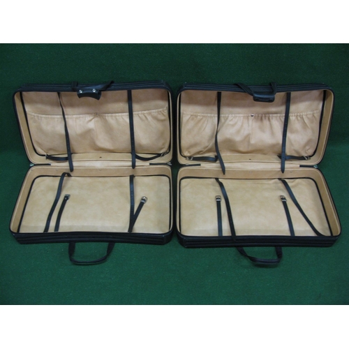 14 - Two fitted suit cases from a 1996 Ferrari 550 Maranello.  Cases and interior buckles are branded Fer... 