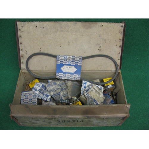 15 - Boxed Standard Triumph spare parts believed to be part of an early Triumph Herald Continental Motori... 