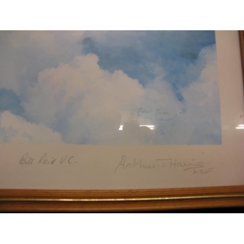 167 - Four WWII aircraft prints from Robert Taylor, Coulsdon and Nicolas Trudgian, three are signed by war... 