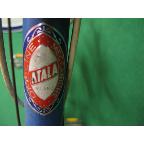 191 - Italian hand built ladies bicycle by Atala of Milano with ten Simplex gears, rear rack and side stan... 