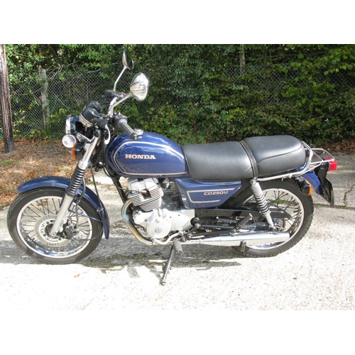 193 - 1993 Honda CD 250U.  Registration Number: K219 MMD.  Chassis Number: 5100867.  Engine Number: MC06E5... 