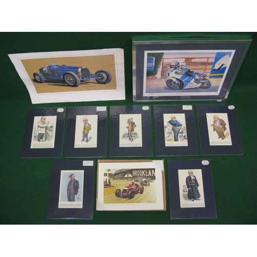 50 - Quantity of unframed prints to include: Roy Nockolds Limited Edition 68/400 Sir Henry Birkins Masera... 