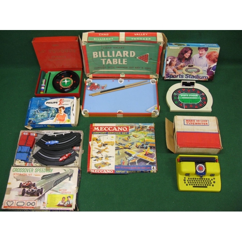 273 - Seven large boxes of toys/sets from the 1960's/1970's to include: Meccano Airport Service Set, Marx ... 