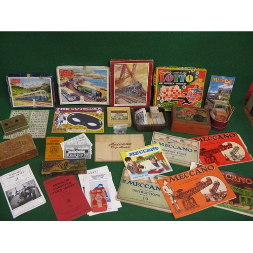 275 - Quantity of old games and puzzles to include: three different Lotto's, Commonwealth Trader with litt... 