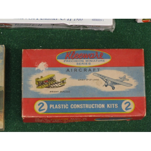 279 - Ten boxed plastic model aircraft kits from Airfix, Matchbox, Novo, KP and Keelware