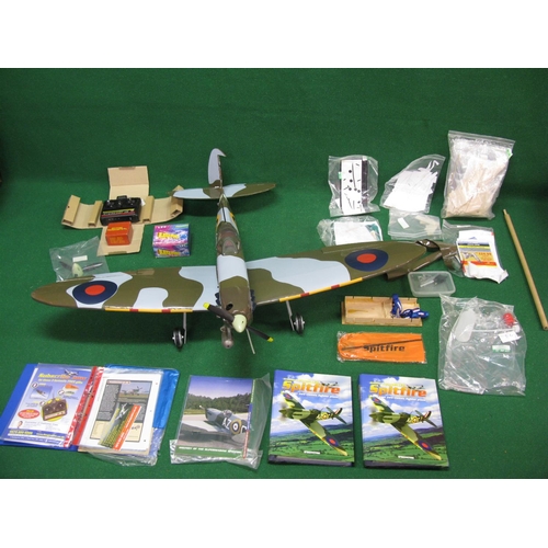 283 - DeAgostini Build Your Own Flying Spitfire model, weekly kit, assembled but unflown, with paperwork, ... 