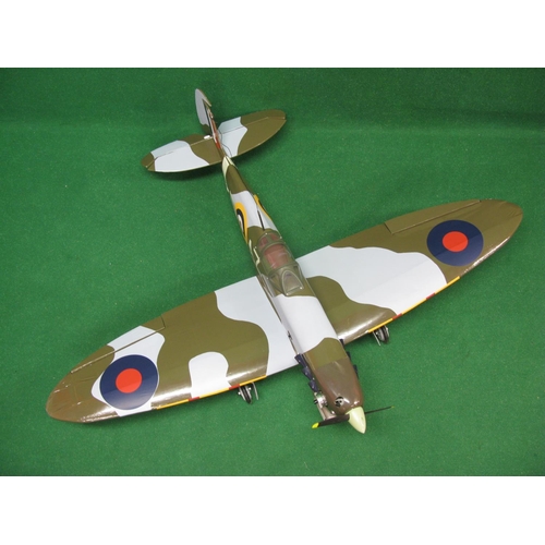 283 - DeAgostini Build Your Own Flying Spitfire model, weekly kit, assembled but unflown, with paperwork, ... 