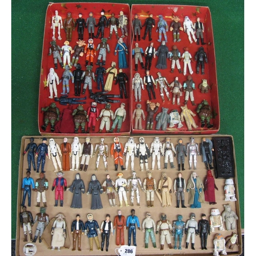 286 - Approx 100 1970's/1980's loose Star Wars figures etc