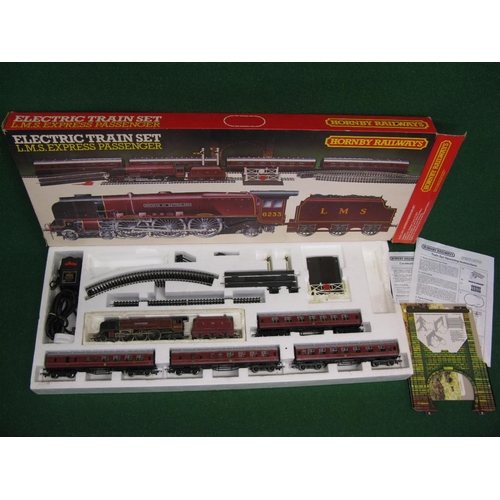 451 - 1970's boxed Hornby Railways OO Train Set No. 791 LMS Express Passenger containing: 4-6-2 tender loc... 