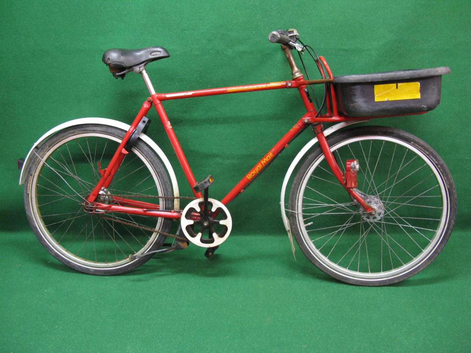 Pashley Royal Mail postmans delivery bike with front post bag