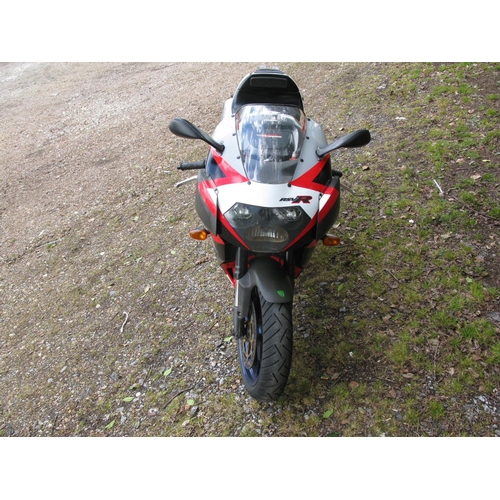 183 - 2001 Aprillia RSV Mille Type R V60 motorcycle.  Registration Number: Y386 OPV.  Chassis/Frame Number... 