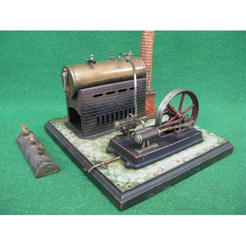 185 - Early Bing stationary steam plant comprising: 2.5