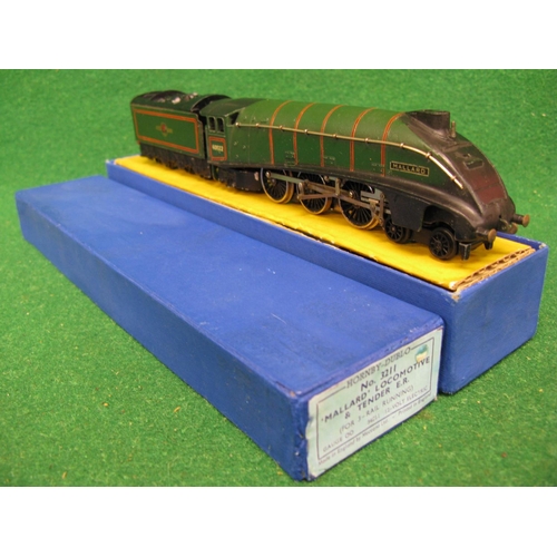 538 - 1962/1963 Hornby Dublo 3211 3 Rail A4 locomotive and tender No. 60022 Mallard in late BR lined green... 