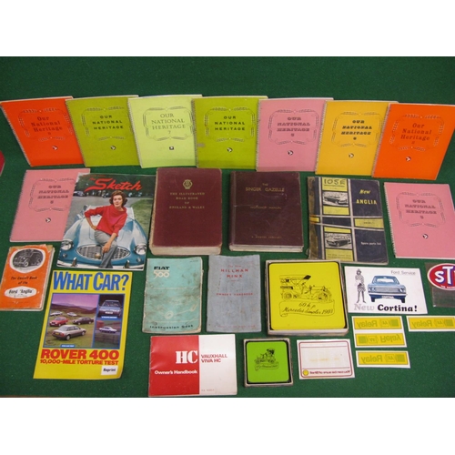 67 - AA 1965 Illustrated Road Book Of England & Wales, Singer Gazelle workshop manual, handbooks, parts l... 