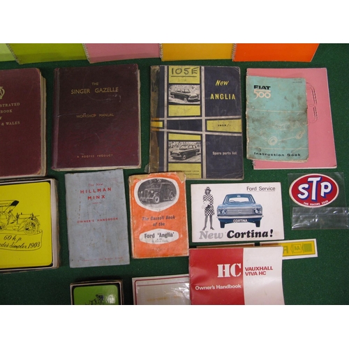 67 - AA 1965 Illustrated Road Book Of England & Wales, Singer Gazelle workshop manual, handbooks, parts l... 