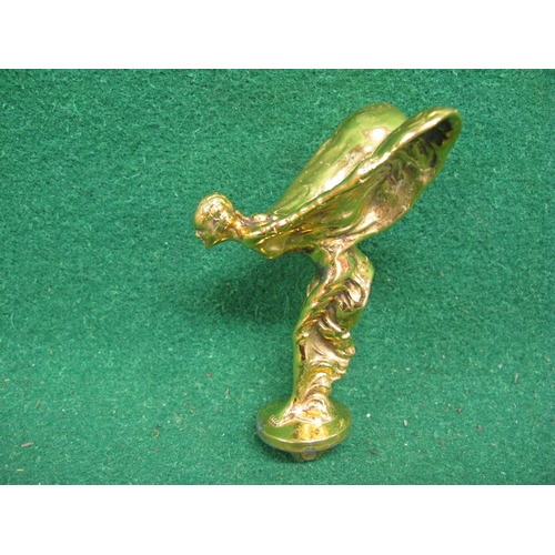 95 - Gold coloured Spirit of Ecstacy mascot removed from a car 40 years ago by the vendor