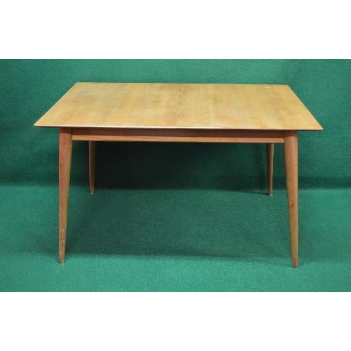 111 - 1950's Younger The Barsac Range French walnut dining room suite to comprise: extending dining table,... 