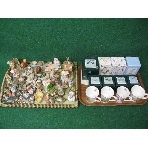 213 - Collection of Border Fine Arts Beatrix Potter figures together with a boxed John Beswick Beatrix Pot... 