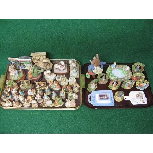 219 - Collection of Border Fine Arts Beatrix Potter figures together with a Beswick Beatrix Potter figure ... 