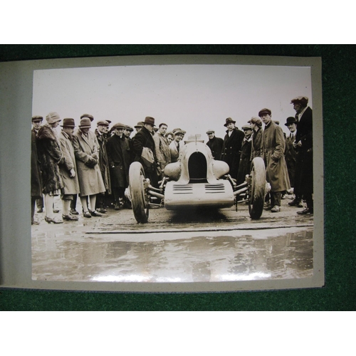 128 - Nine possibly local press photographs of Malcolm Campbell's Napier-Campbell Bluebird believed to be ... 