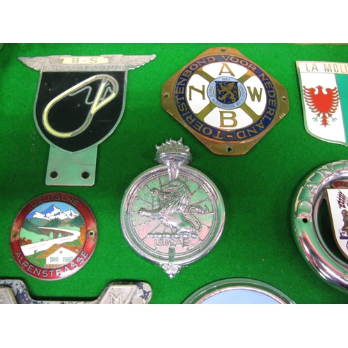 136 - Eleven car badges to include: Brooklands, Scotland, St Christopher Safety & Courtesy, Lloyds Yacht C... 