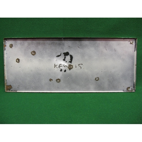 171 - Modern enamel sign for Trains Via Central London,  Ticket Office,  Kew Gardens, with right hand arro... 