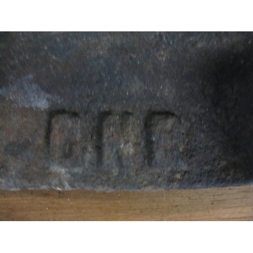 178 - Cast iron Great Northern Railway bullhead rail chair embossed SEC.2. (1).  Date illegible.