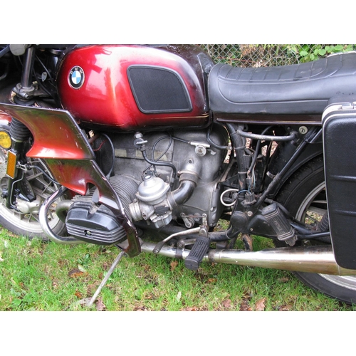 256 - 1980 BMW R100S.  Registration No. NHK 50V.  Chassis No. 6068061.  Engine No. 6068061.  980cc in red/... 