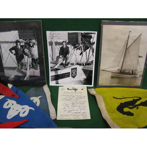 305 - Some interesting items from the flying and sailing family of Billington/Demel including: 1940's mode... 