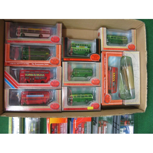 326 - Sixteen boxed 1:76 scale buses in London Transport, Greenline, Airbus, Arriva and Stagecoach liverie... 