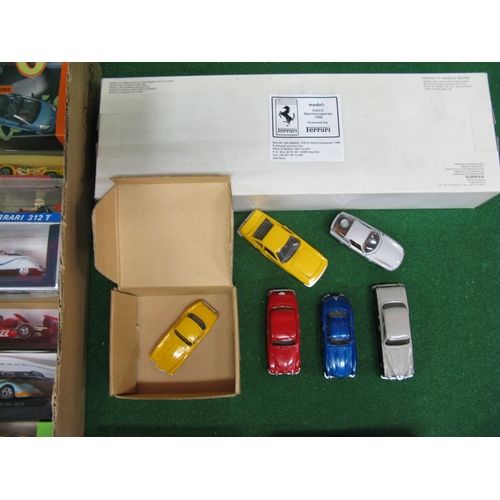 339 - Box of 1:43 scale model vehicles to comprise: nineteen boxed cars made by Solido (1970's), Verem, No... 