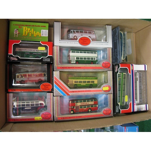 341 - Fifteen boxed 1:76 scale buses and coaches by EFE, Corgi OOC, Creative Master and Britbus for variou... 